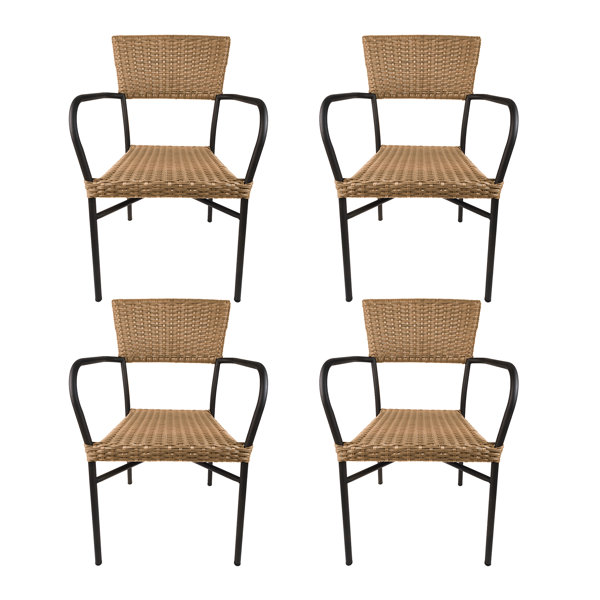 Red Barrel Studio® Abbyville Patio 35"H X 22"W X 21"D, Outdoor Wicker